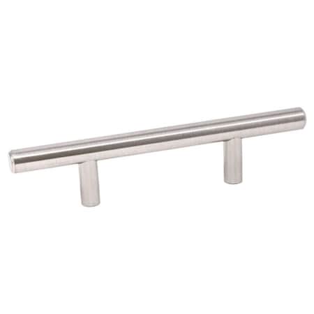 Crown 3" Center to Center Bar Cabinet Pull Satin Nickel Finish CHP0136SN